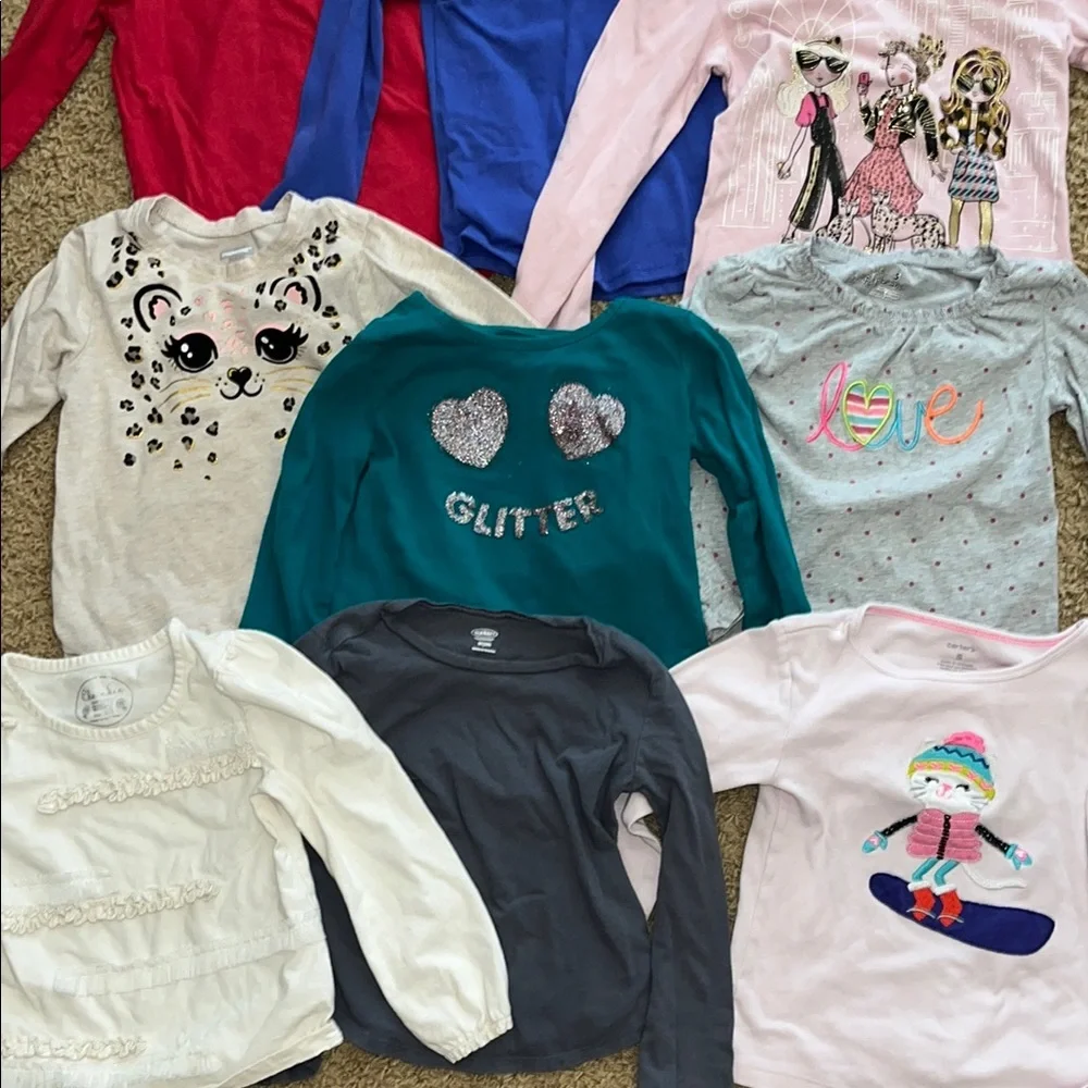 Kids Long Sleeve Shirt Set - Multicolor - Picture 3 of 16
